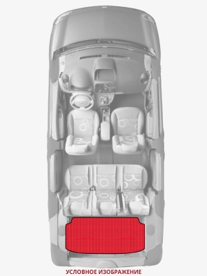 ЭВА коврики «Queen Lux» багажник для Honda Civic Hybrid (1G)